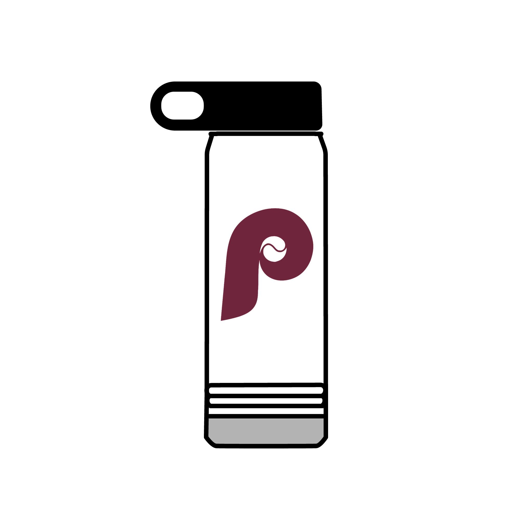 Retro Phillies Water Bottle, 20oz
