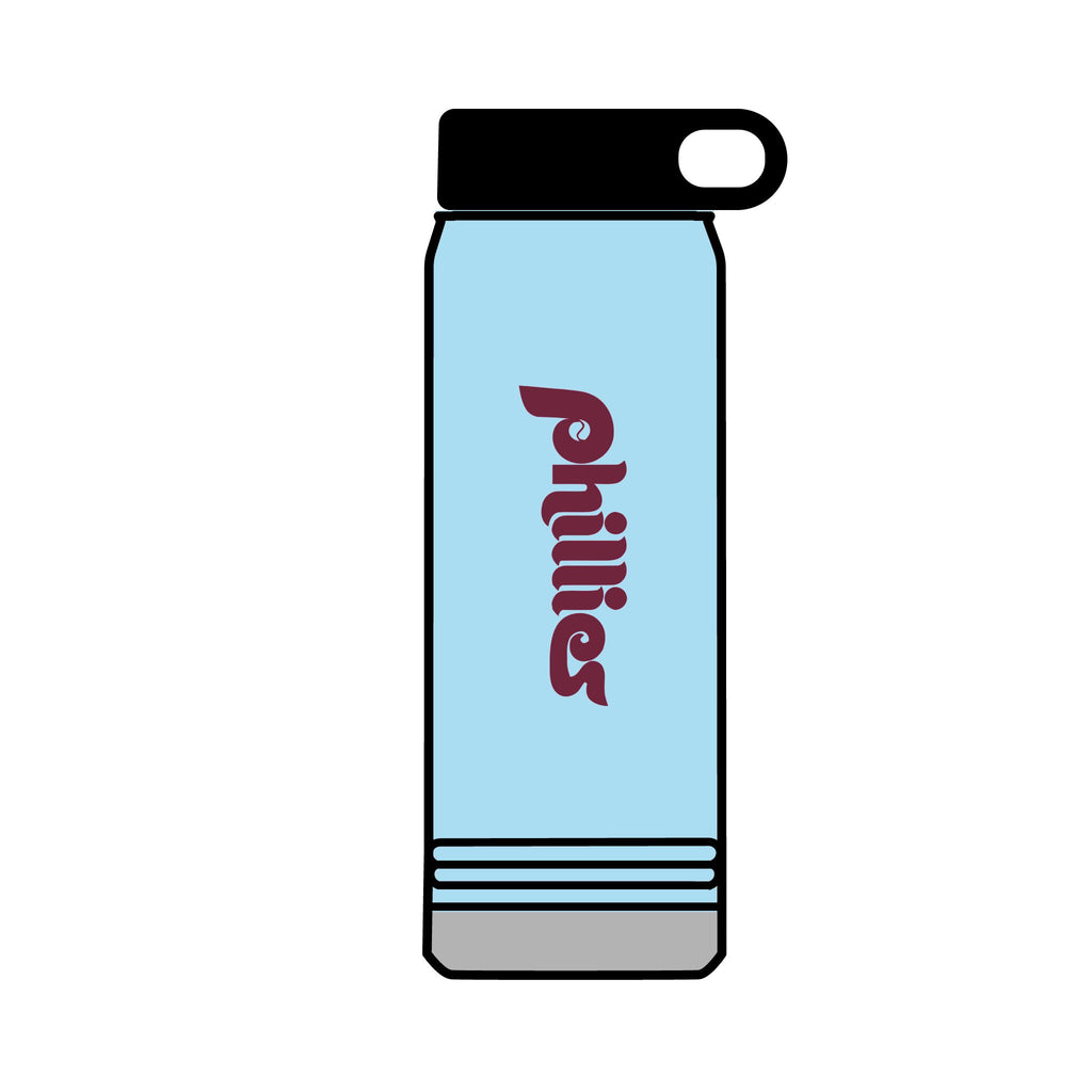 Retro Phillies Water Bottle, 32oz