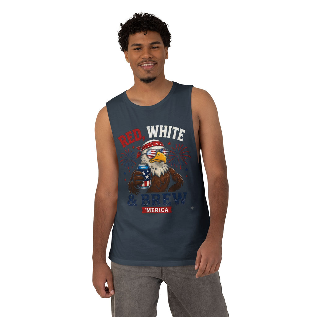 Red, White, & Brew Unisex Tank Top
