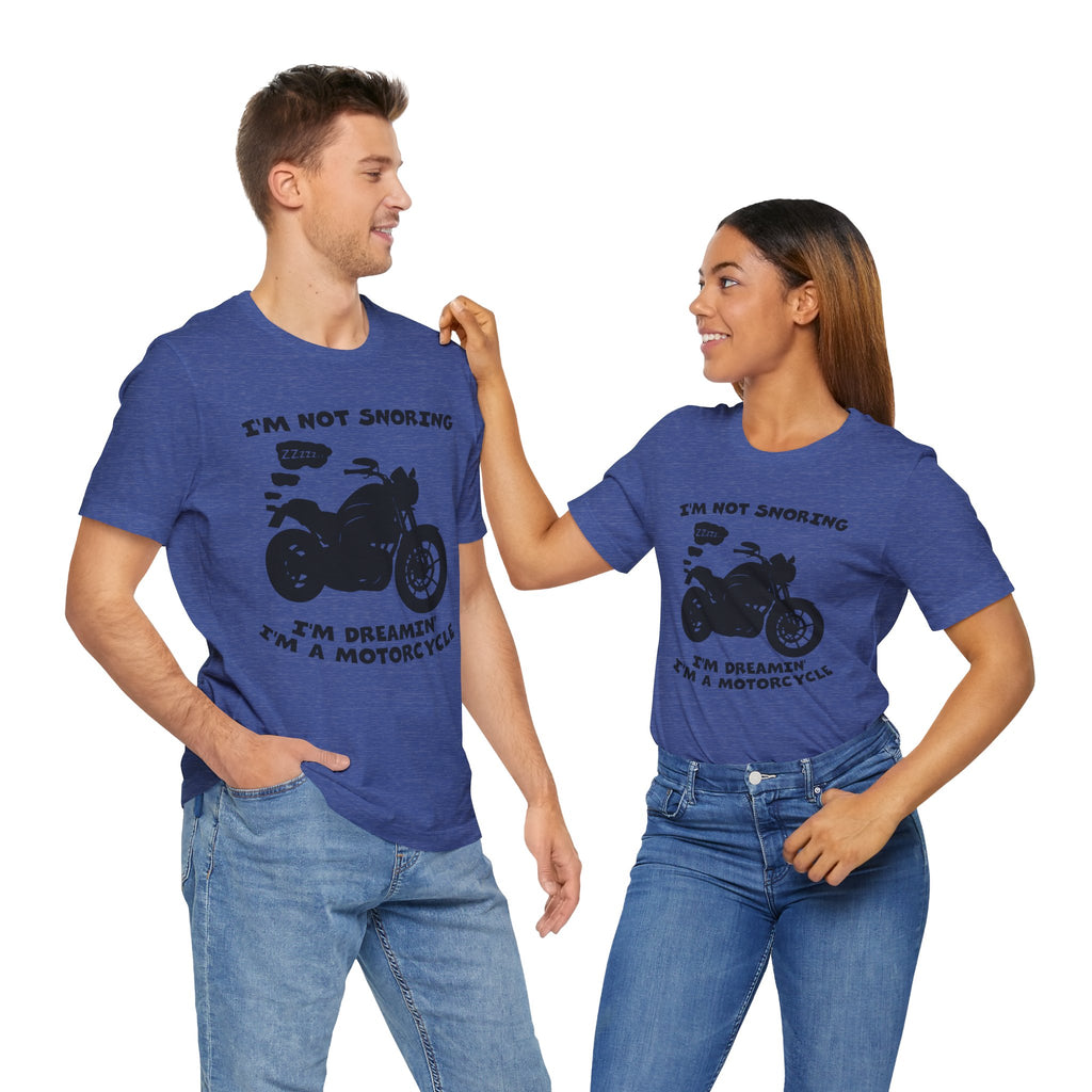 Snoring Motorcycle Unisex T-Shirt