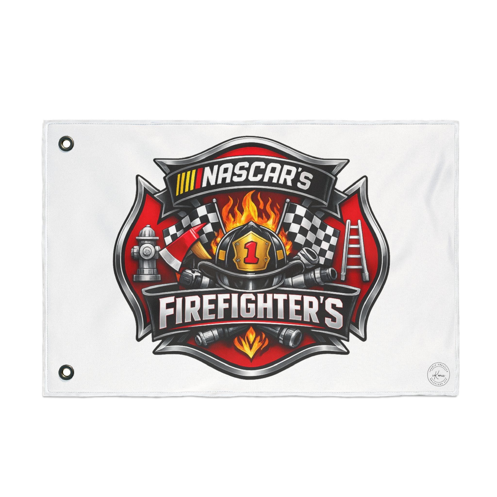 Firefighter Double Sided Flag