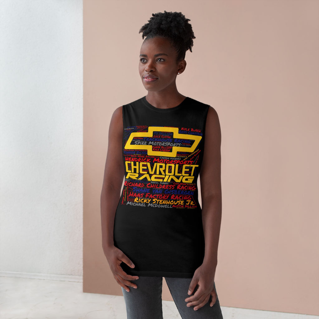 Chevy Racing Unisex Cut-Off Tank