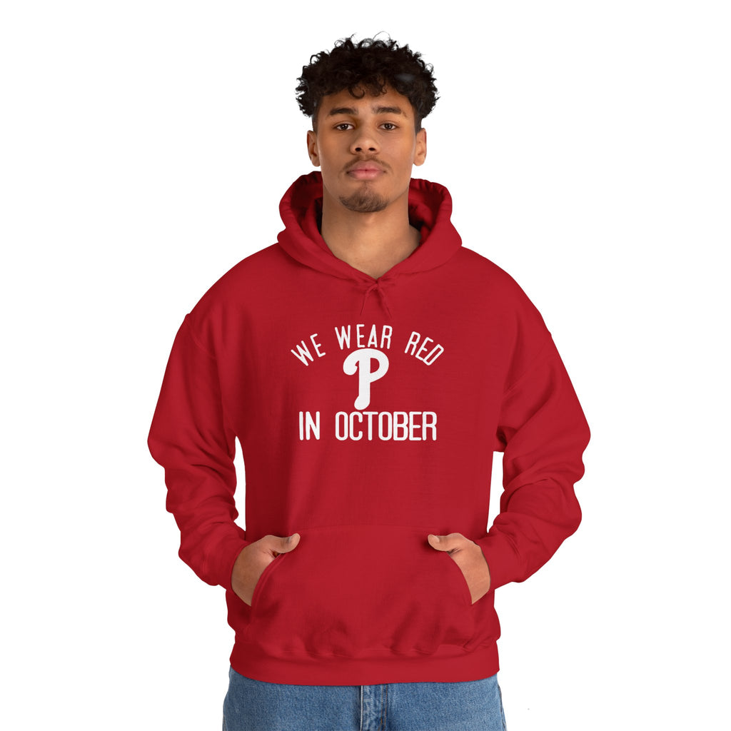 We Wear Red Hooded Sweatshirt