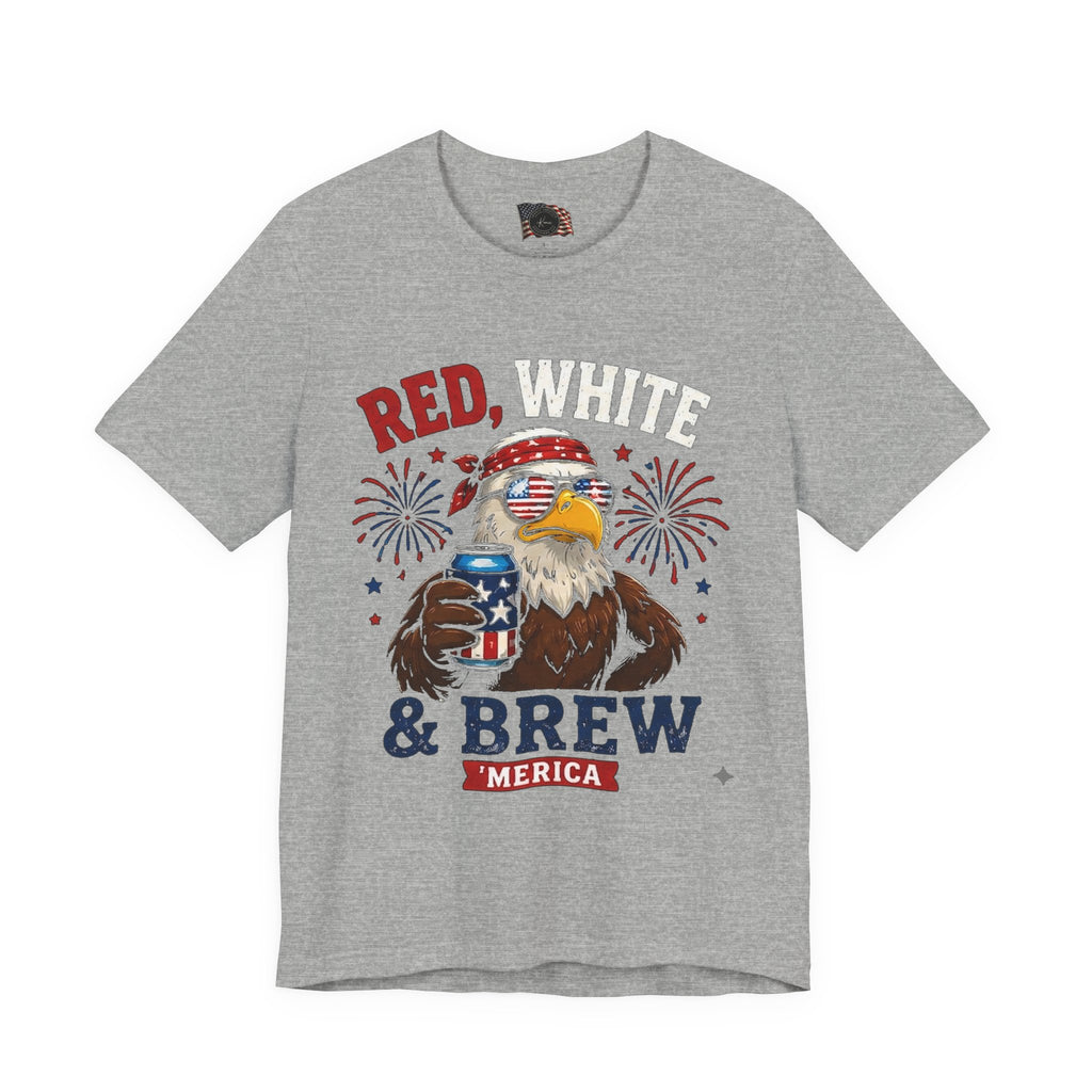 Red, White, & Brew Unisex T-shirt