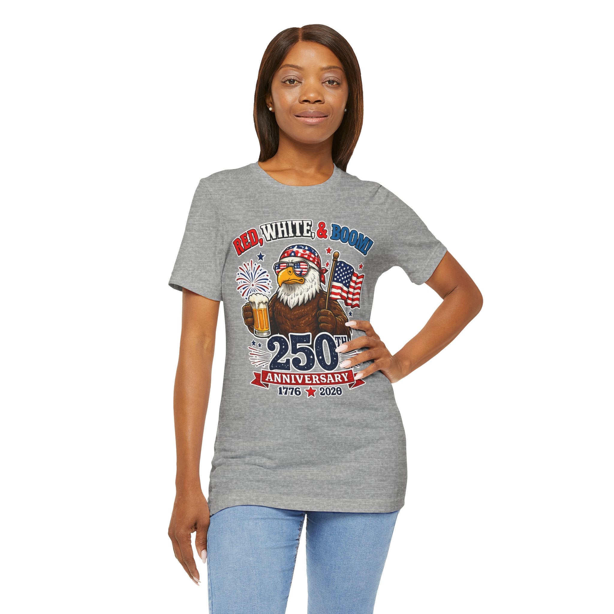 Red, Boom, & Boom Unisex T-shirt