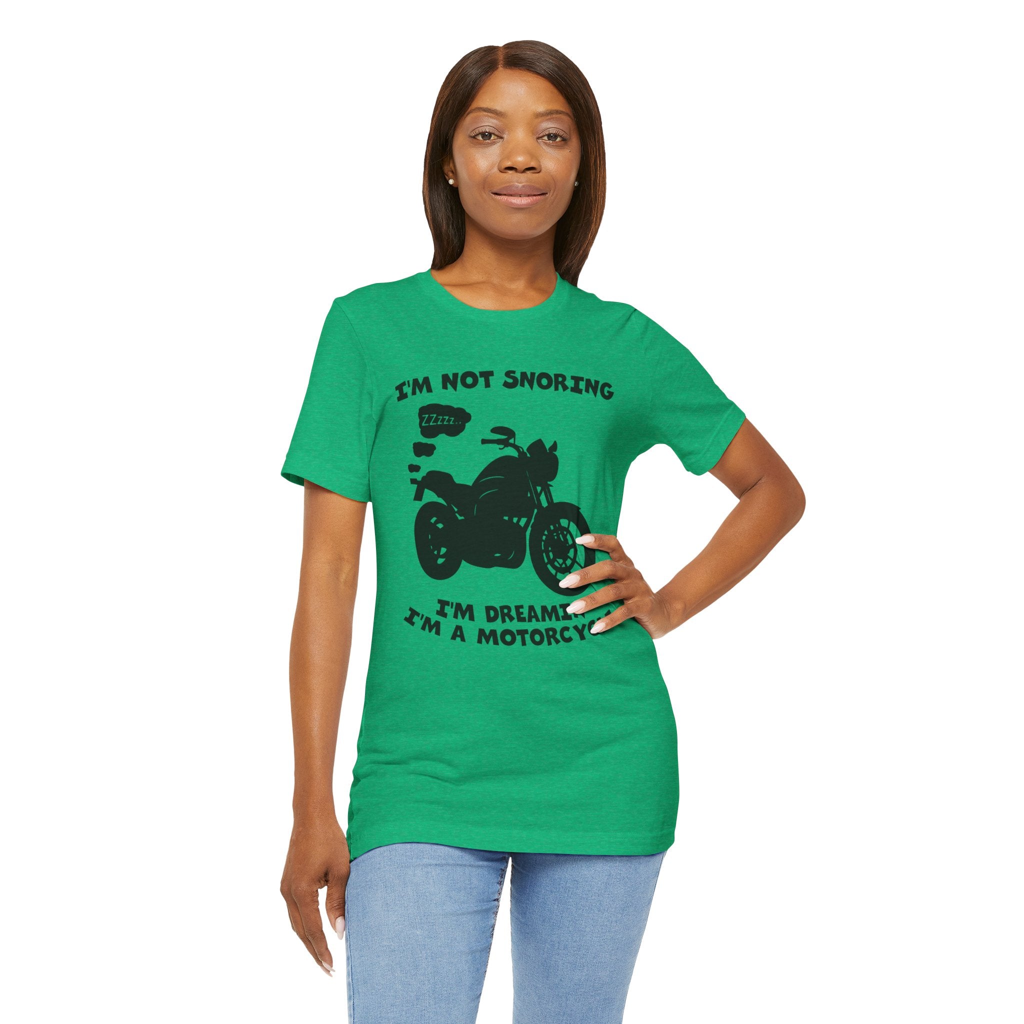 Snoring Motorcycle Unisex T-Shirt