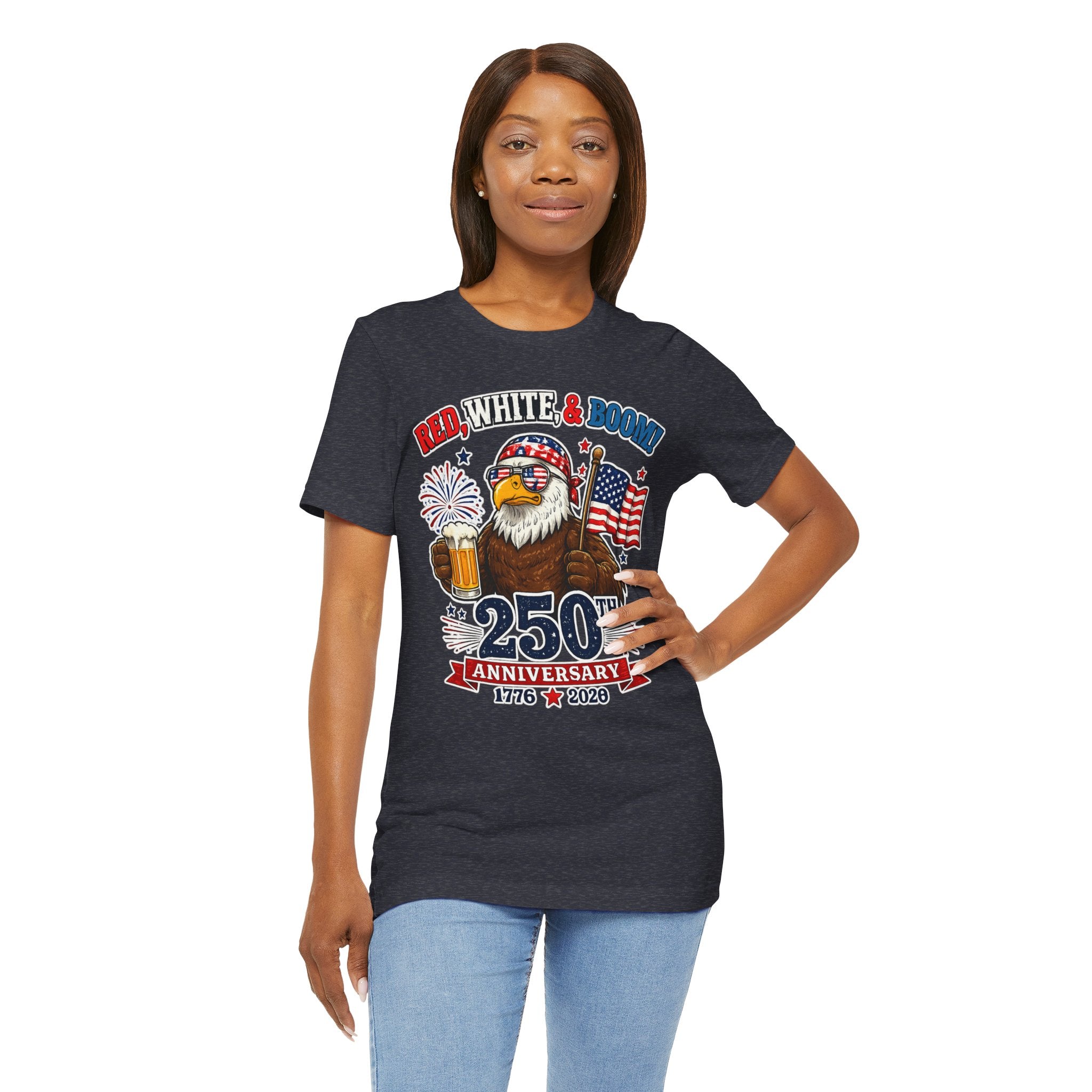 Red, Boom, & Boom Unisex T-shirt