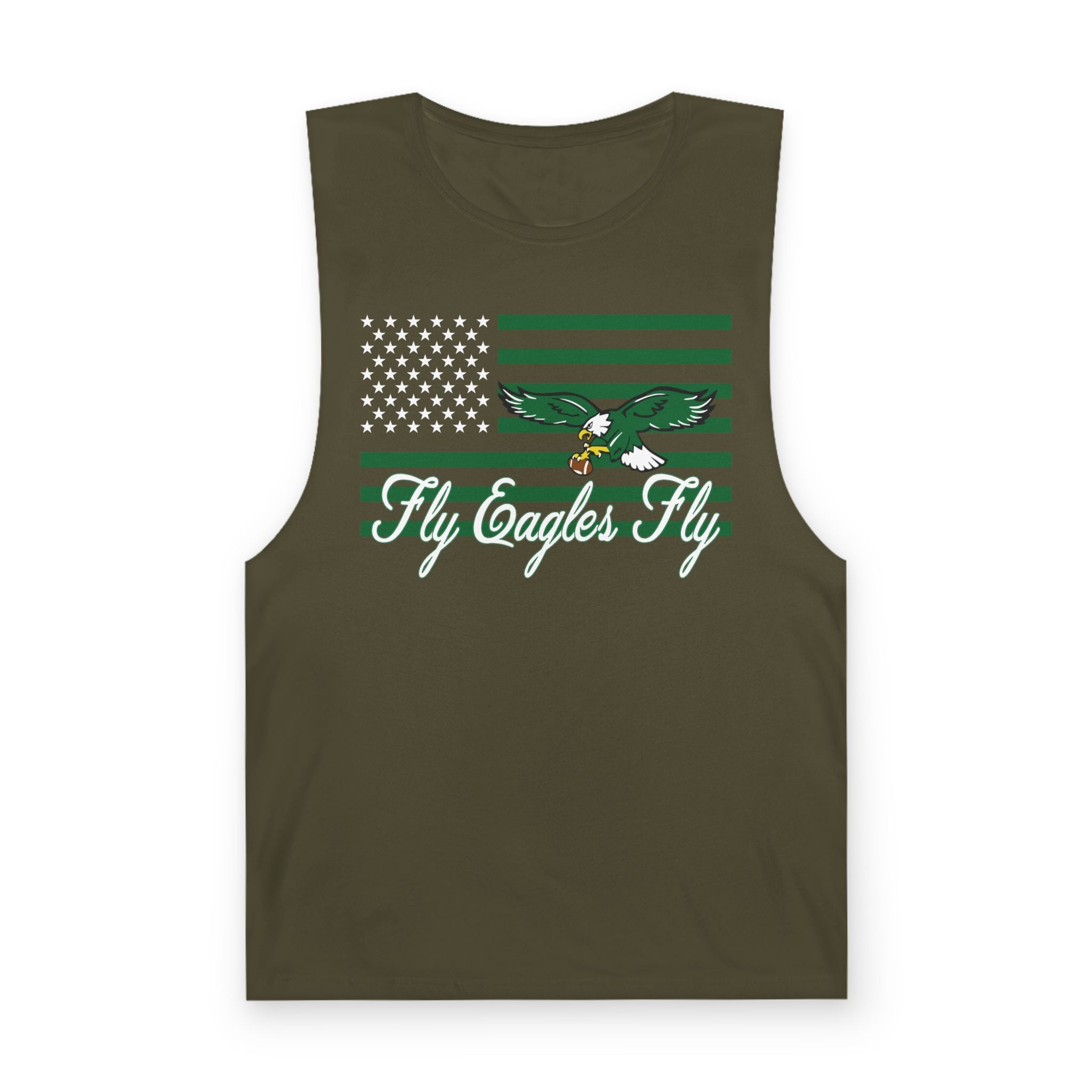 Fly Eagles Fly Flag Unisex Cut-Off Tank