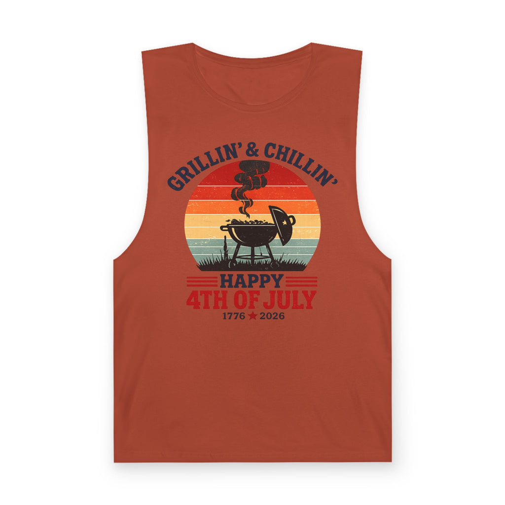 Grillin' Unisex Tank