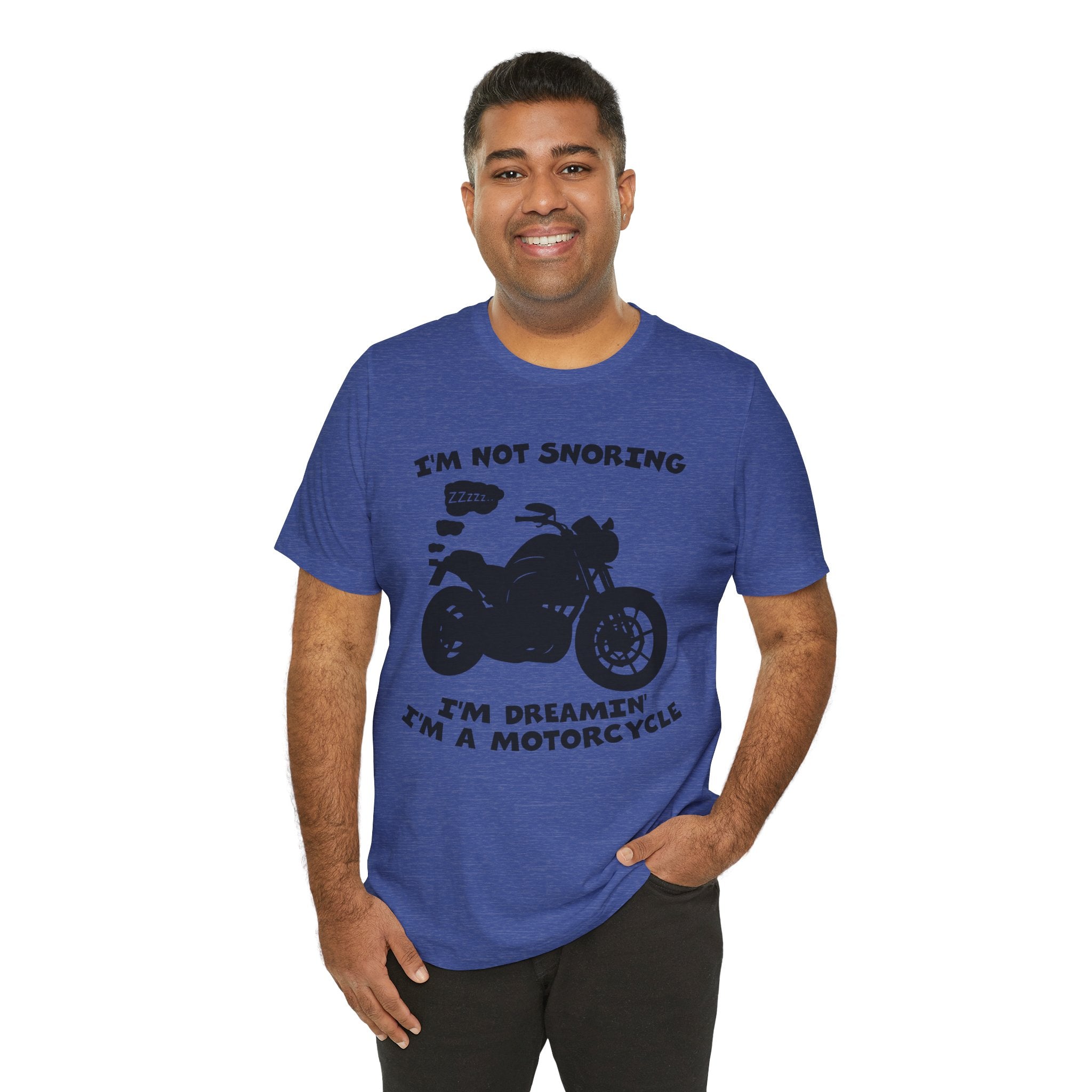 Snoring Motorcycle Unisex T-Shirt