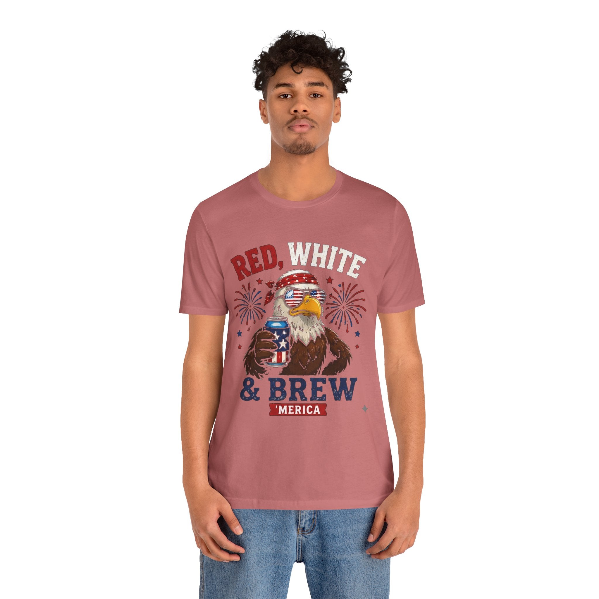 Red, White, & Brew Unisex T-shirt