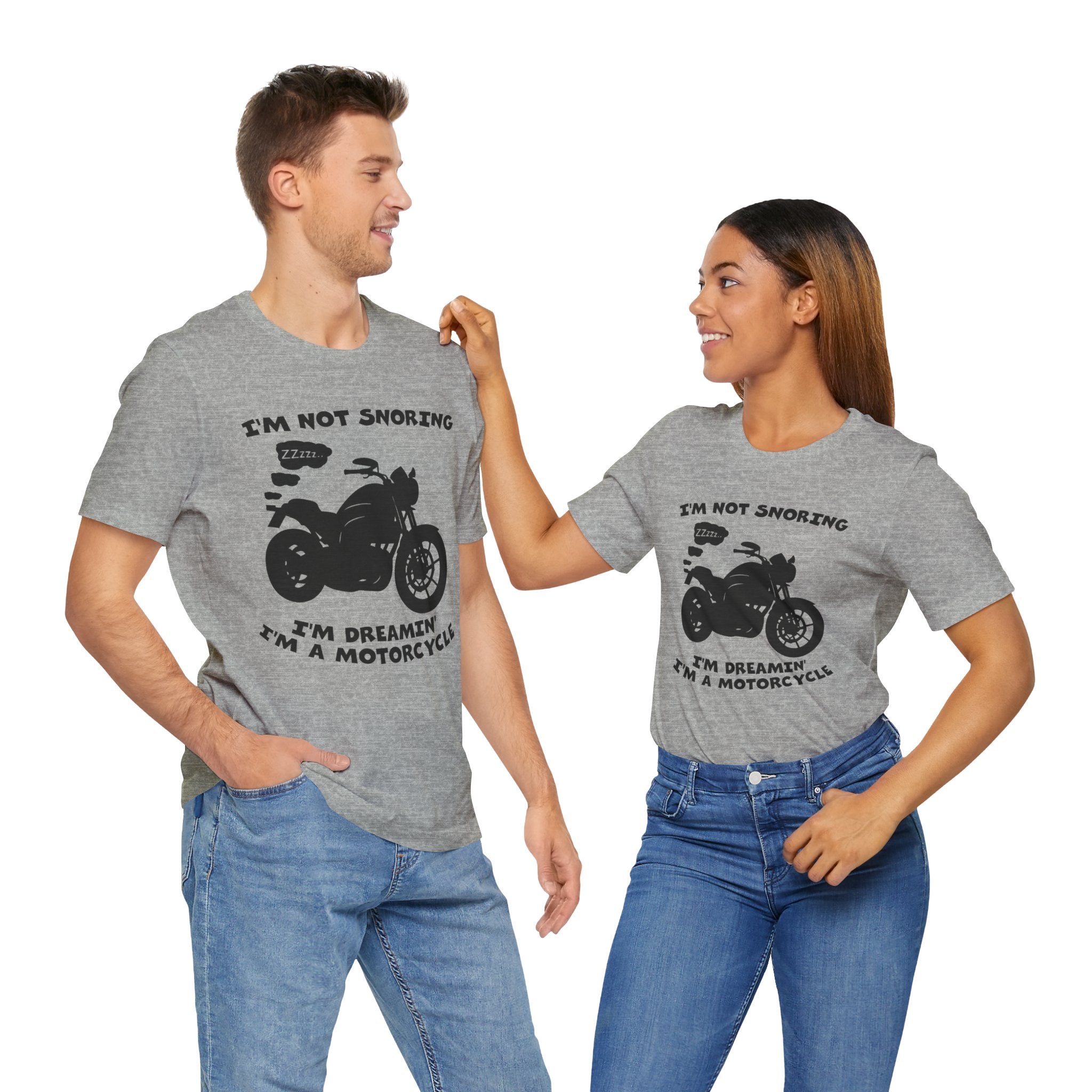 Snoring Motorcycle Unisex T-Shirt