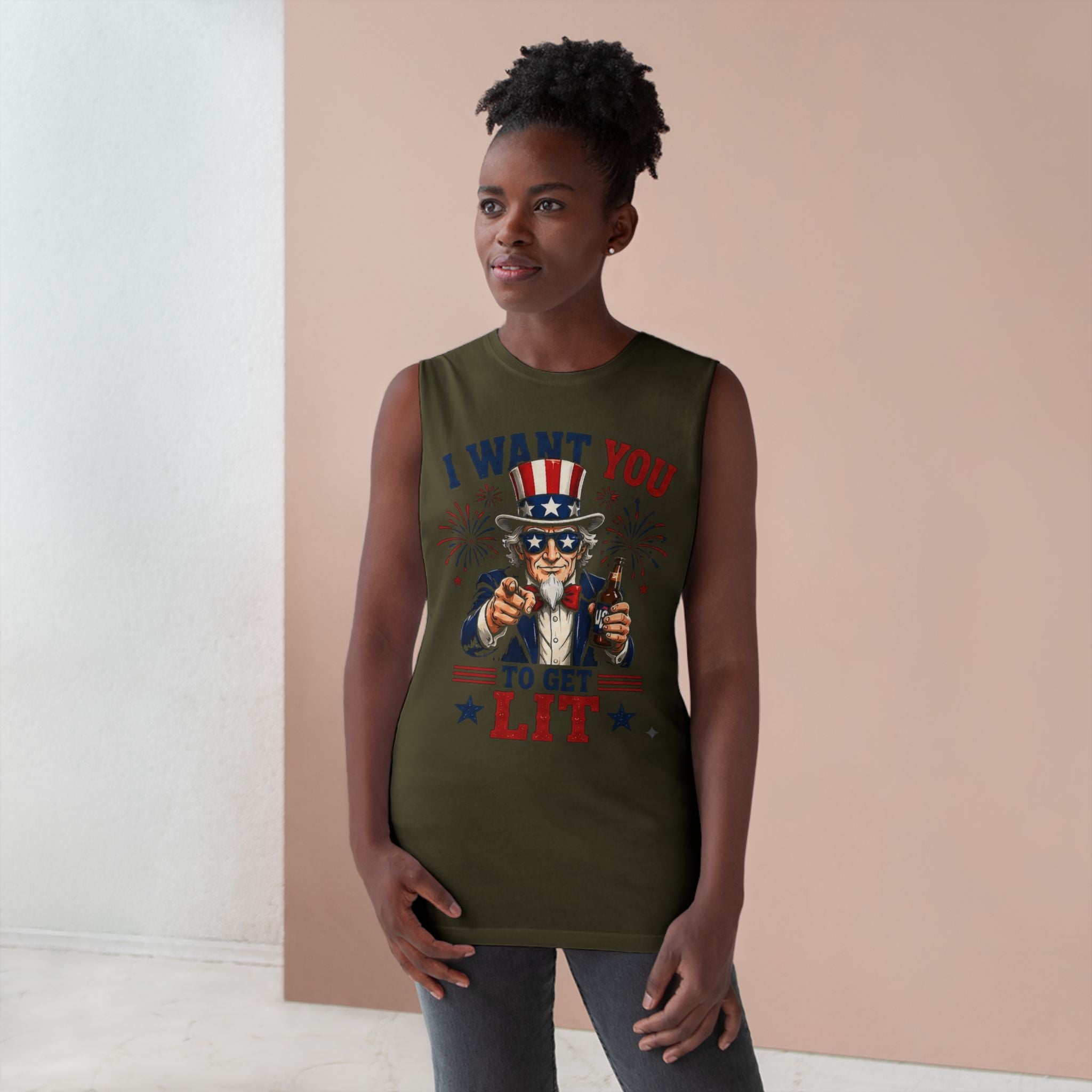 Uncle Sam Unisex Tank Top
