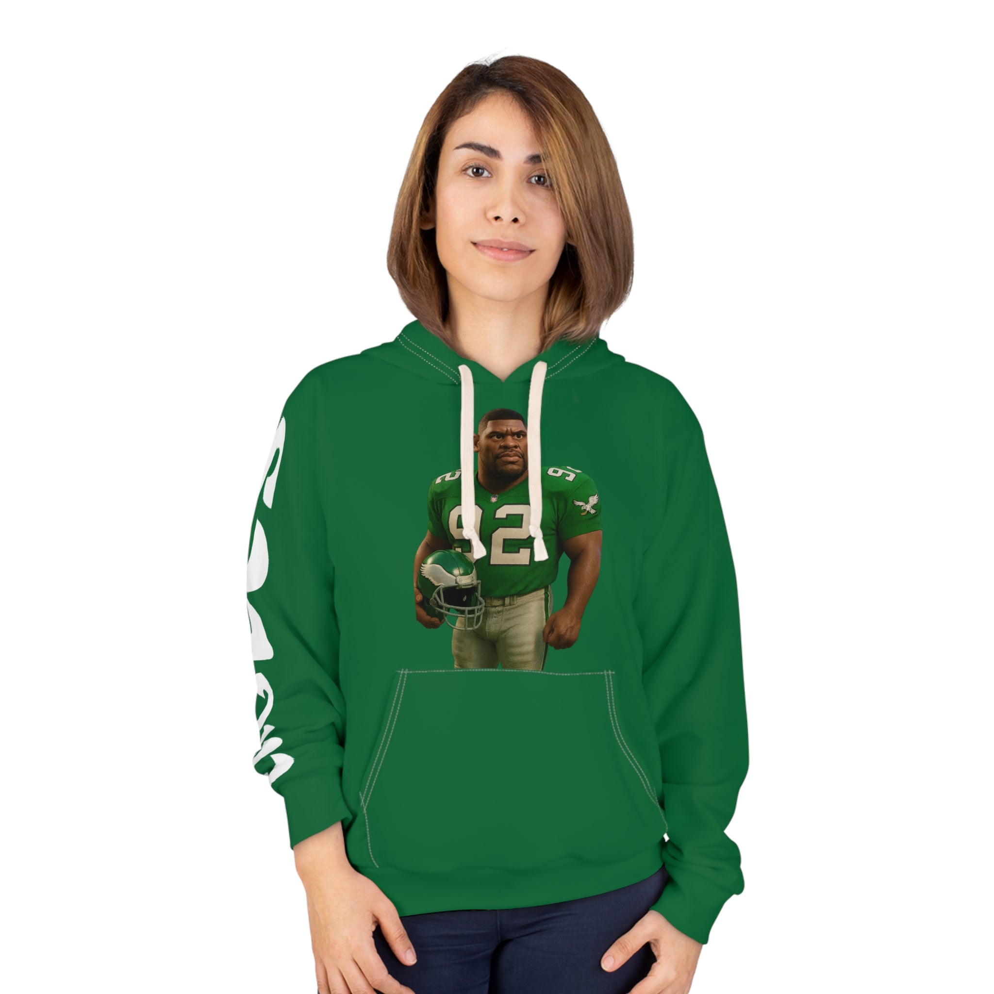 Reggie White Unisex Pullover Hoodie (AOP)