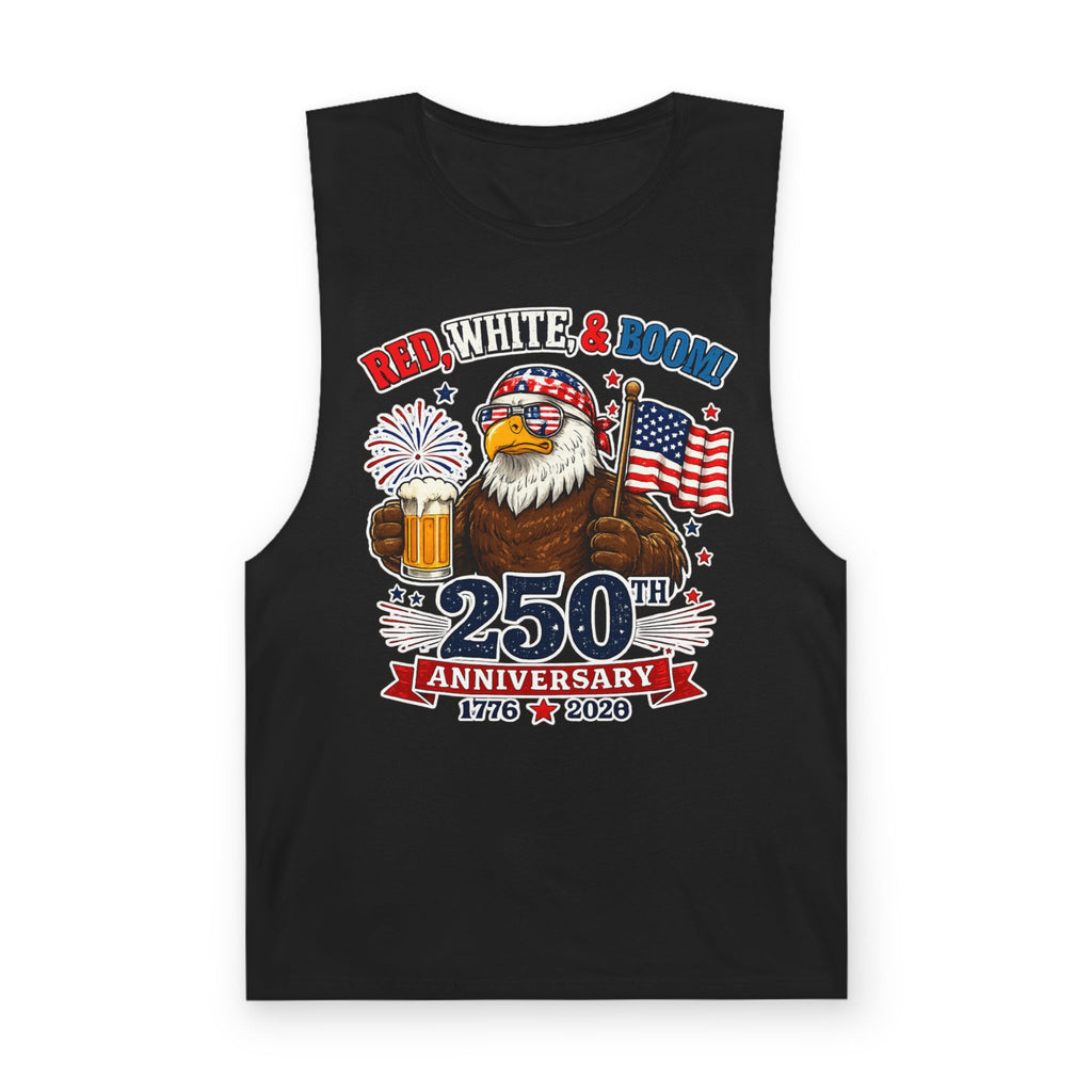 Red, White, & Boom Unisex Tank Top