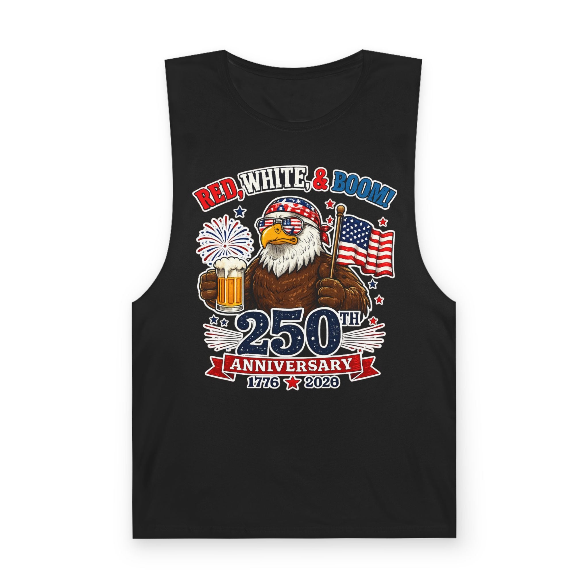 Red, White, & Boom Unisex Tank Top