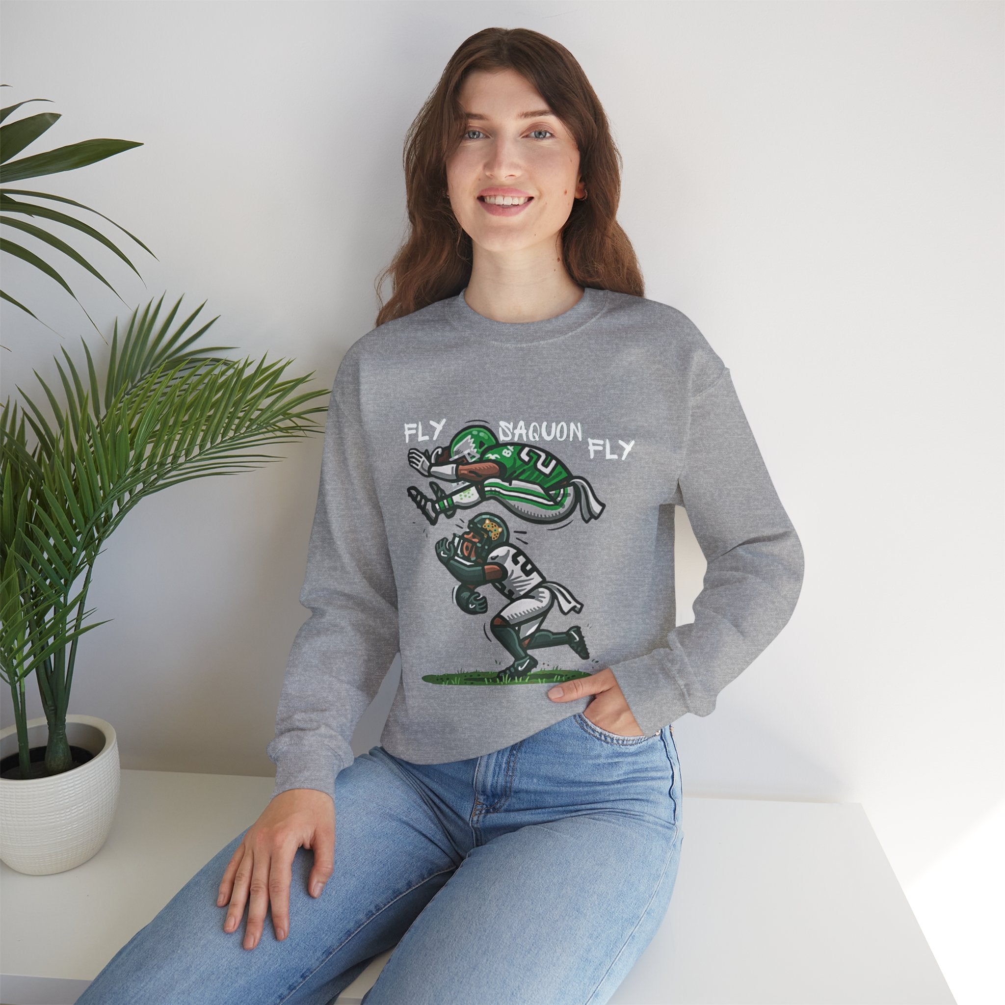 Unisex Fly Saquon Fly Crewneck Sweatshirt