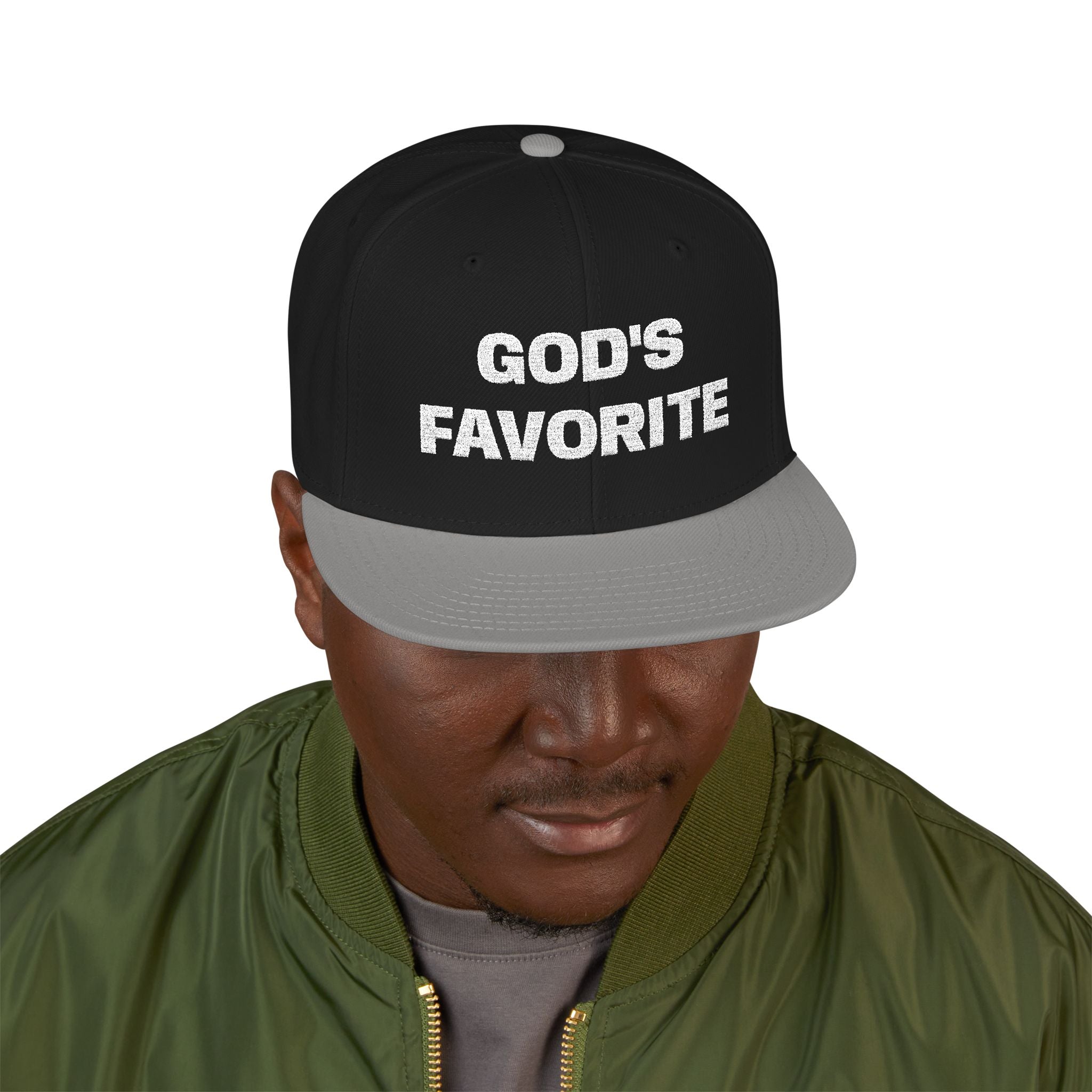 God's Favorite Personalized Snapback (Embroidery)