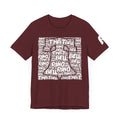 Ring That Bell Unisex Retro Short Sleeve Tee (Maroon)