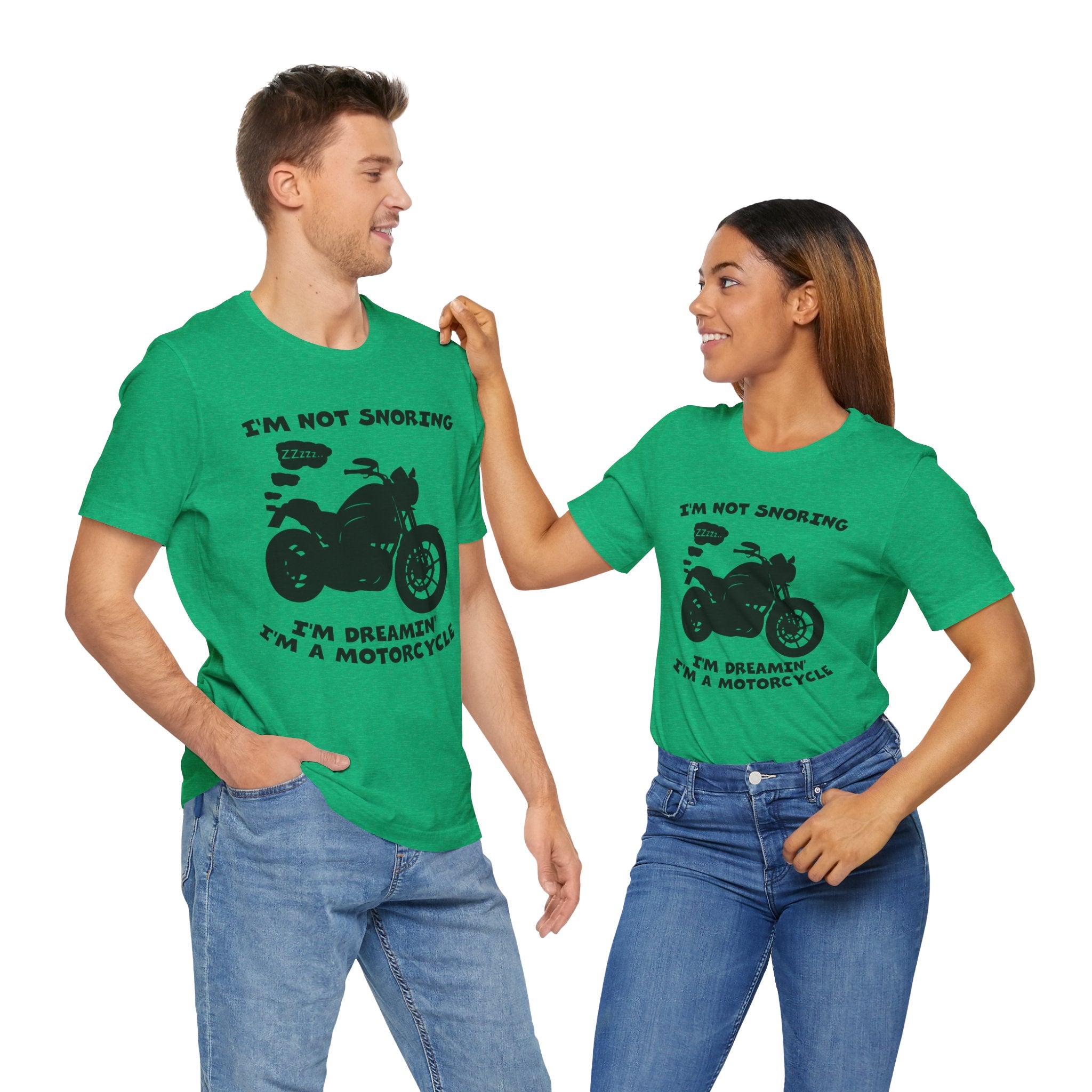 Snoring Motorcycle Unisex T-Shirt