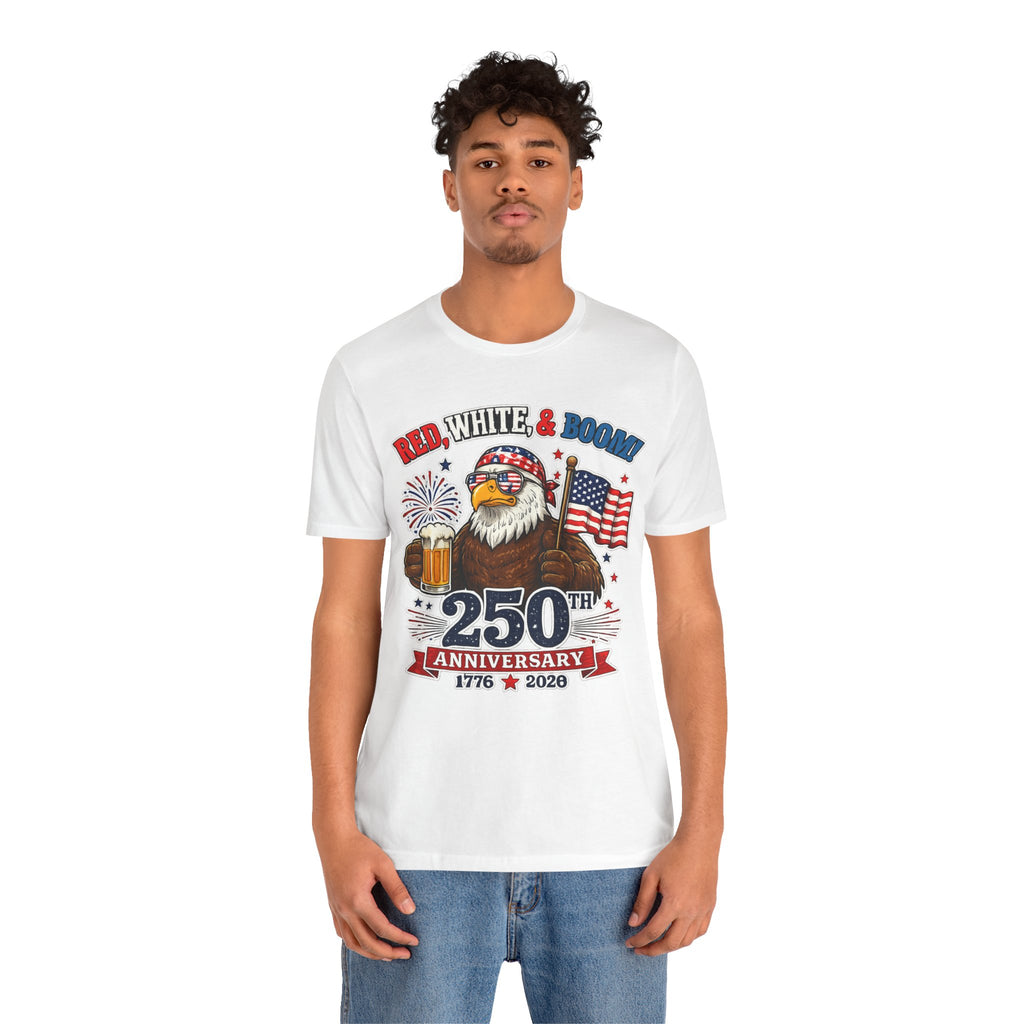 Red, Boom, & Boom Unisex T-shirt