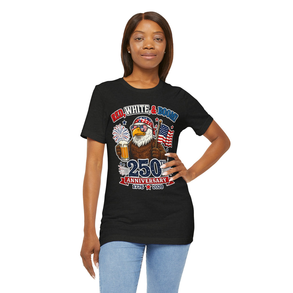 Red, Boom, & Boom Unisex T-shirt
