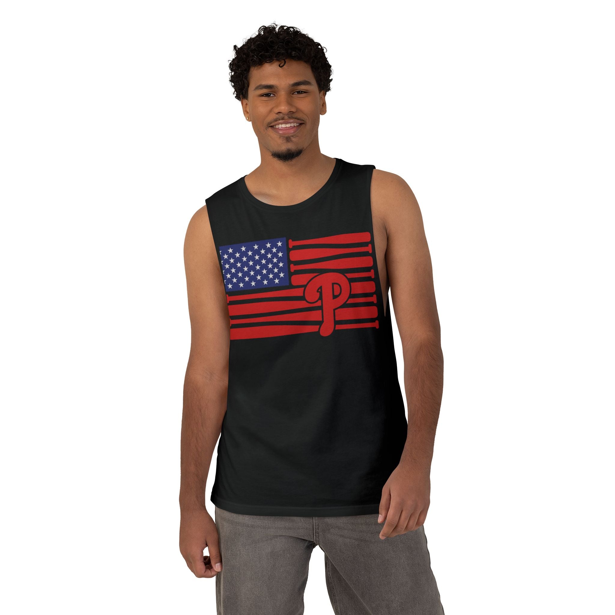Phillie Flag Unisex Cut-Off Tank