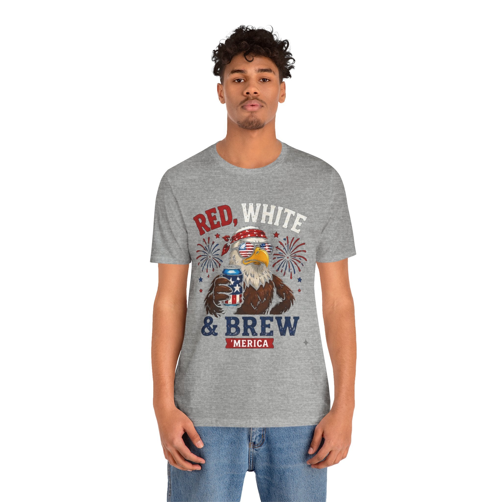 Red, White, & Brew Unisex T-shirt