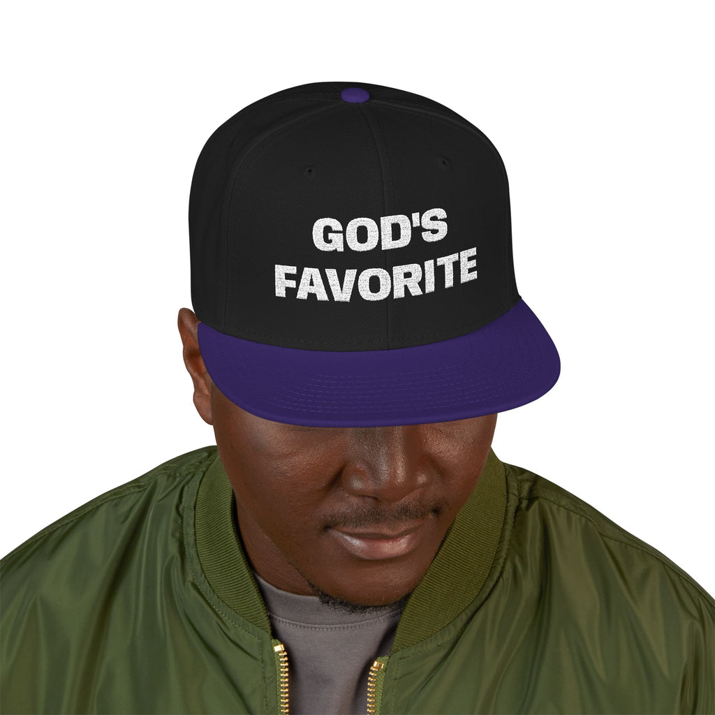 God's Favorite Personalized Snapback (Embroidery)