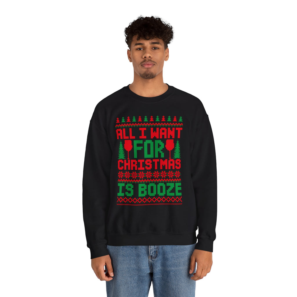 Booze Unisex Sweatshirt