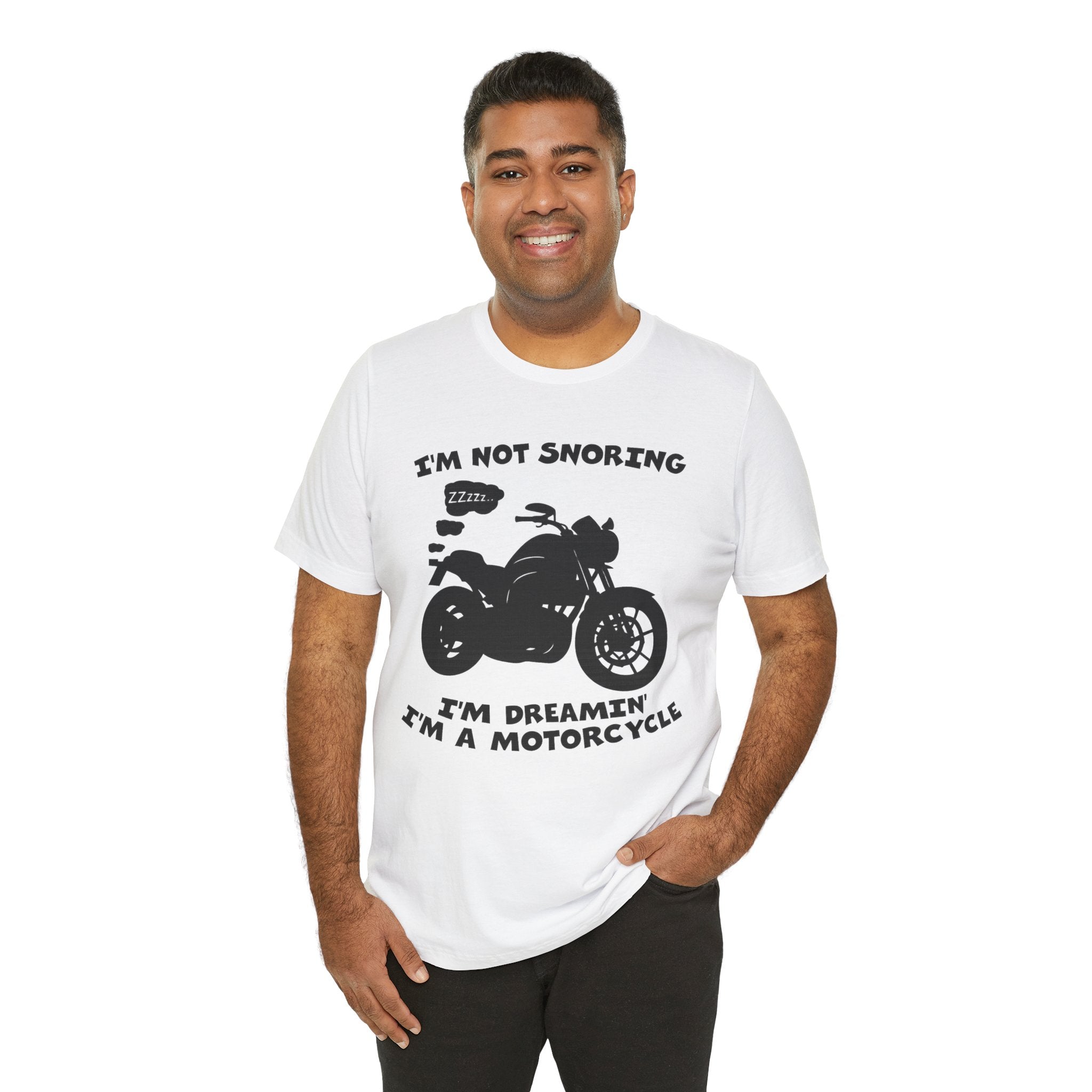 Snoring Motorcycle Unisex T-Shirt