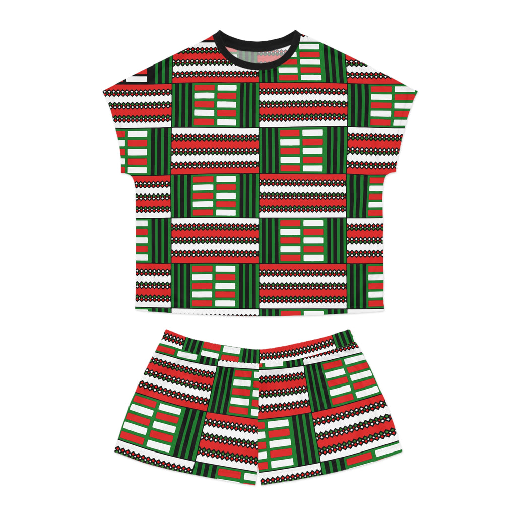 Women's Christmas Kente Pajama Set (AOP)