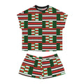 Women's Christmas Kente Pajama Set (AOP)