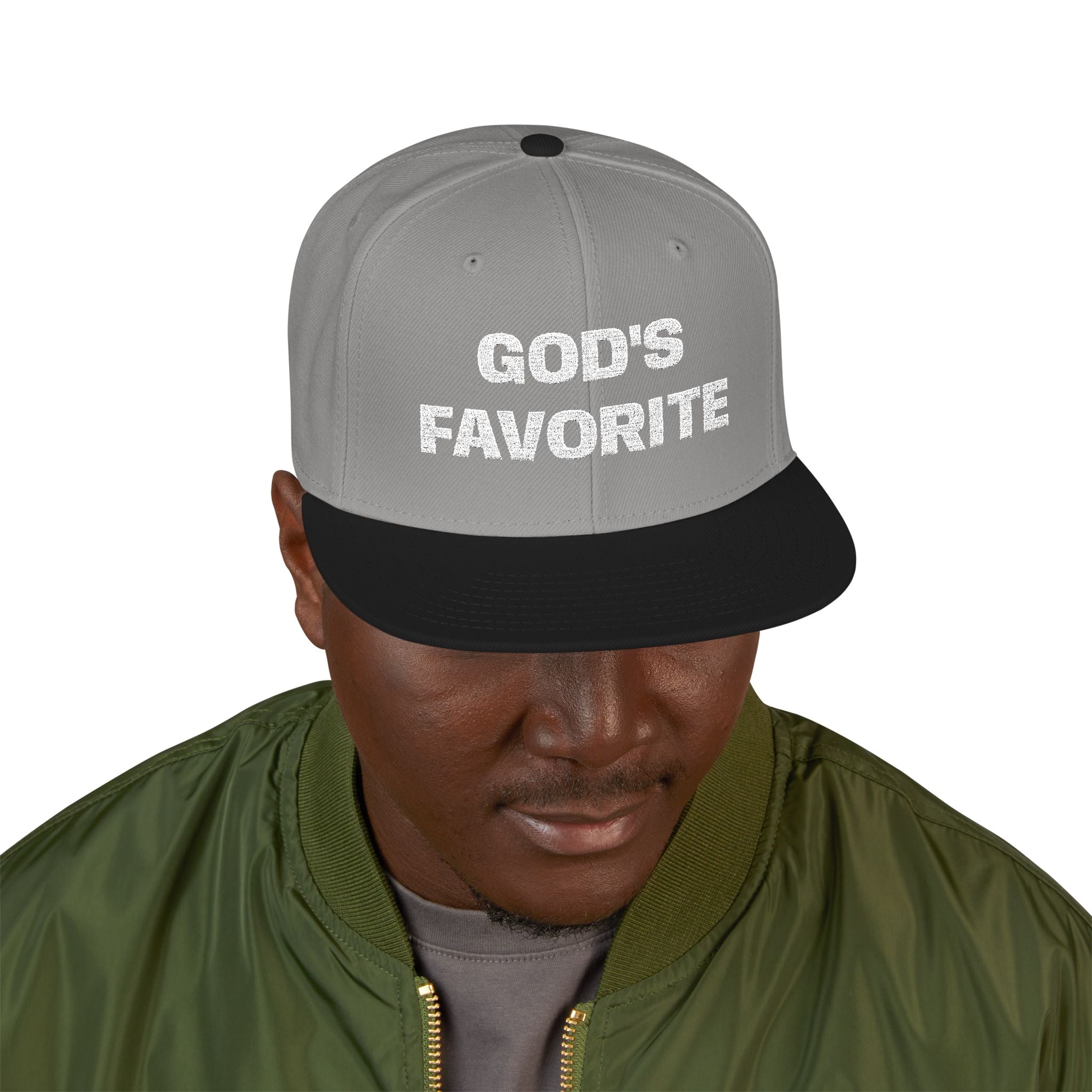 God's Favorite Personalized Snapback (Embroidery)