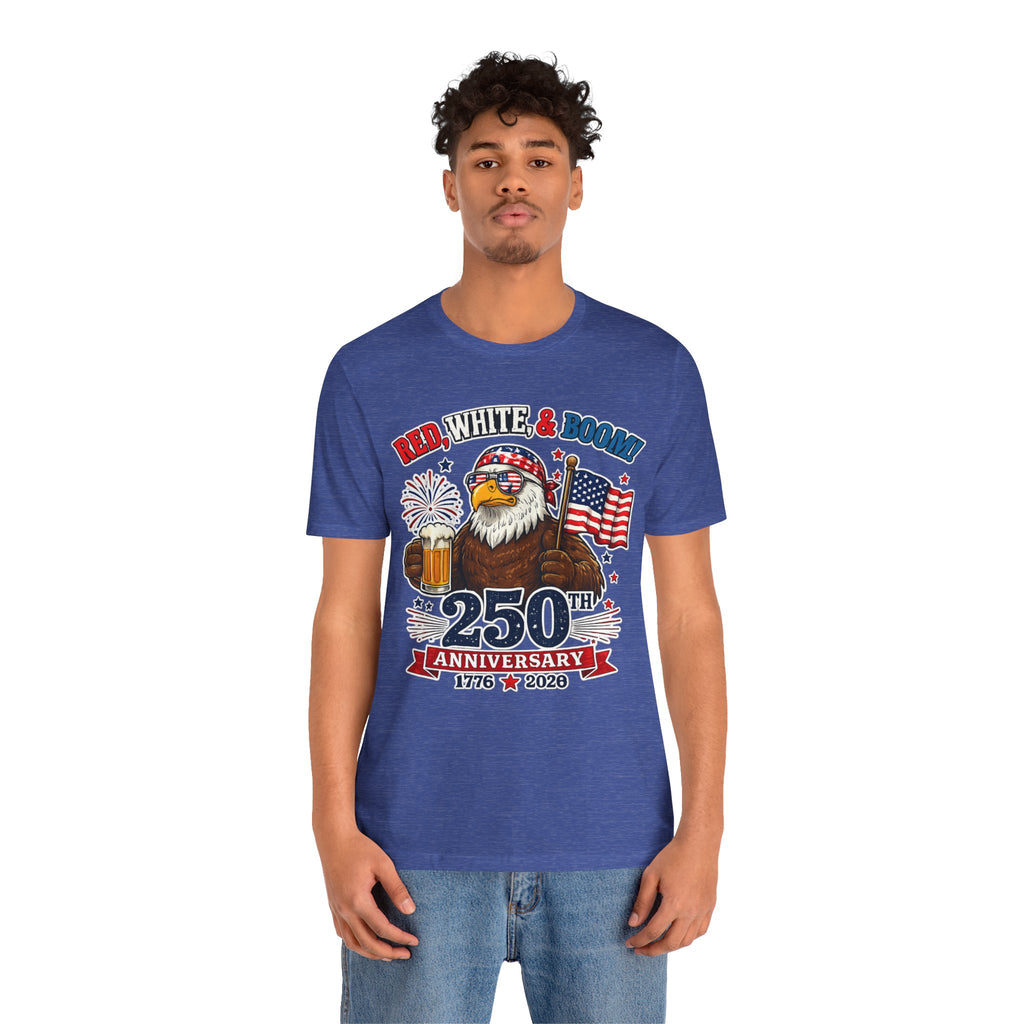Red, Boom, & Boom Unisex T-shirt
