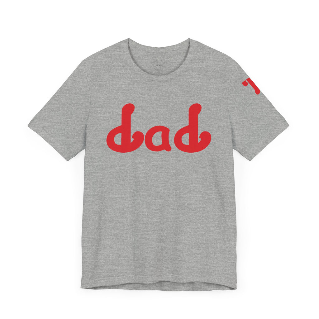 Phillies Dad (Red) Short Sleeve Tee