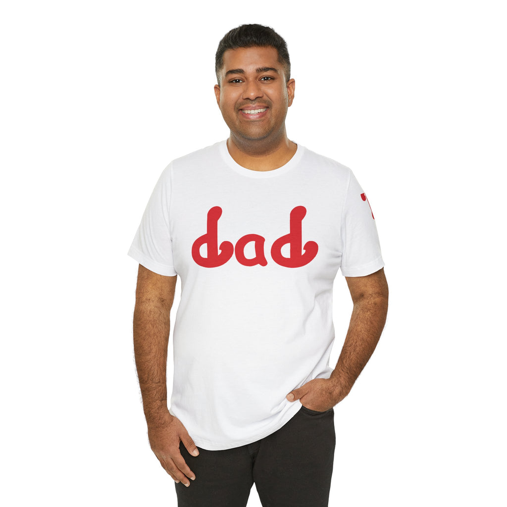 Phillies Dad (Red) Short Sleeve Tee