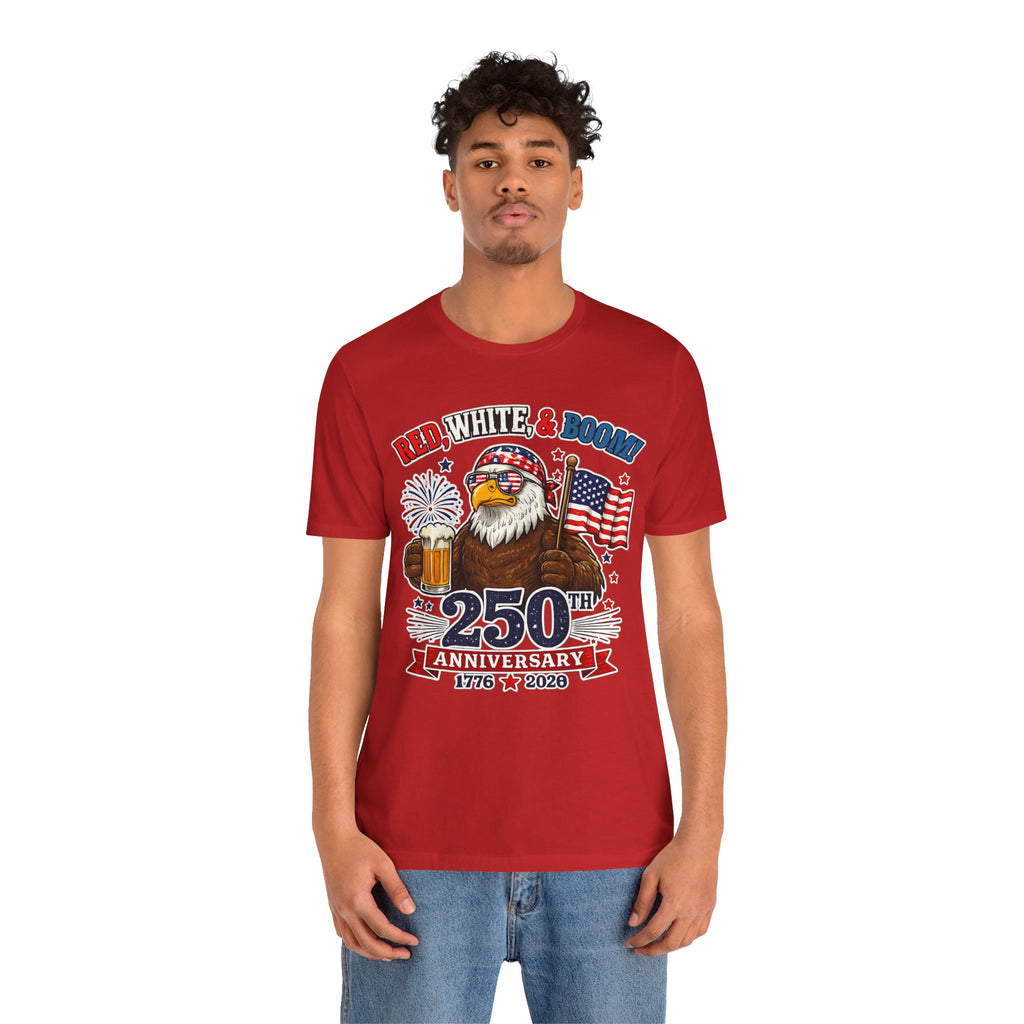 Red, Boom, & Boom Unisex T-shirt