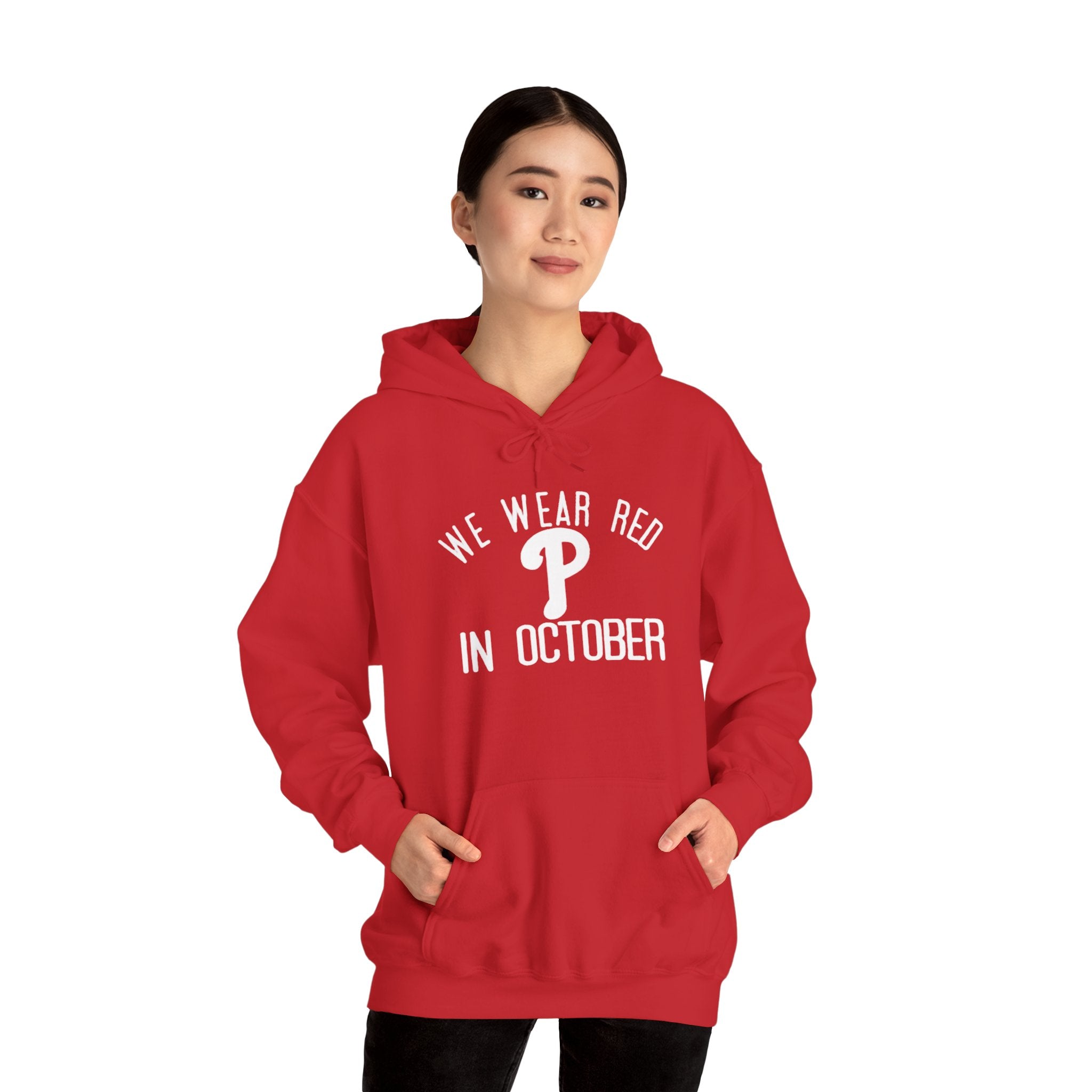 We Wear Red Hooded Sweatshirt