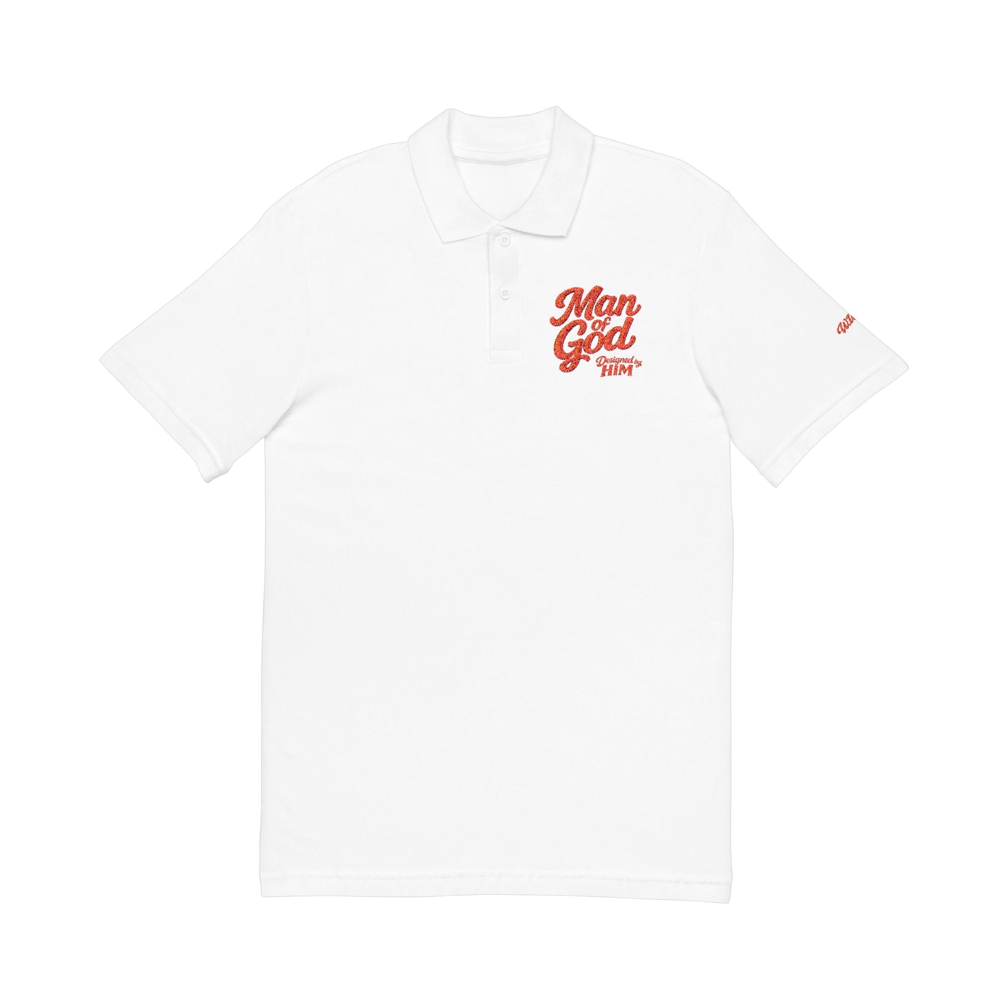 Man of God Polo Shirt (Embroidery)