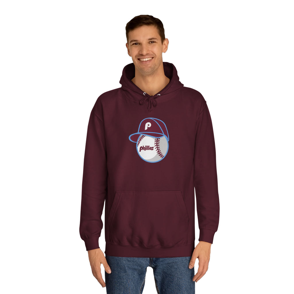 Retro Phillies Ball Hoodie