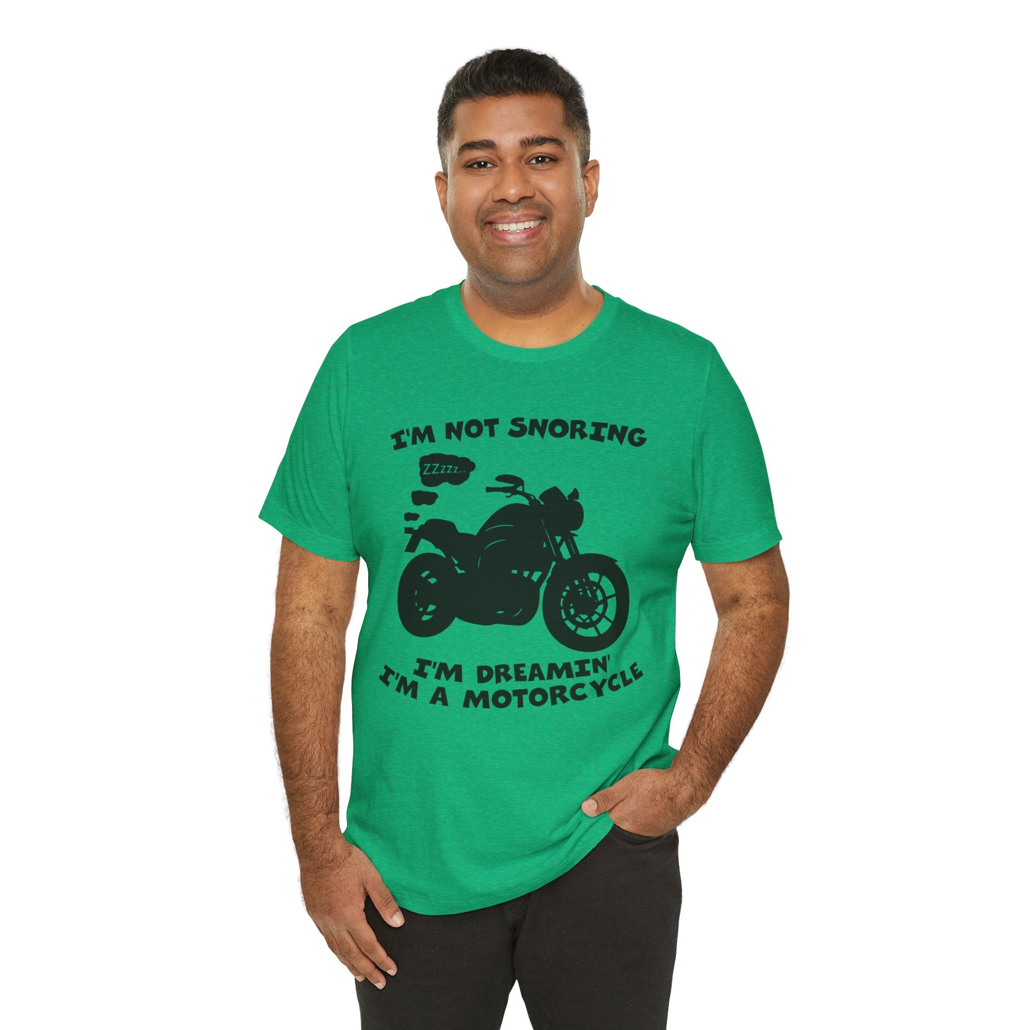 Snoring Motorcycle Unisex T-Shirt
