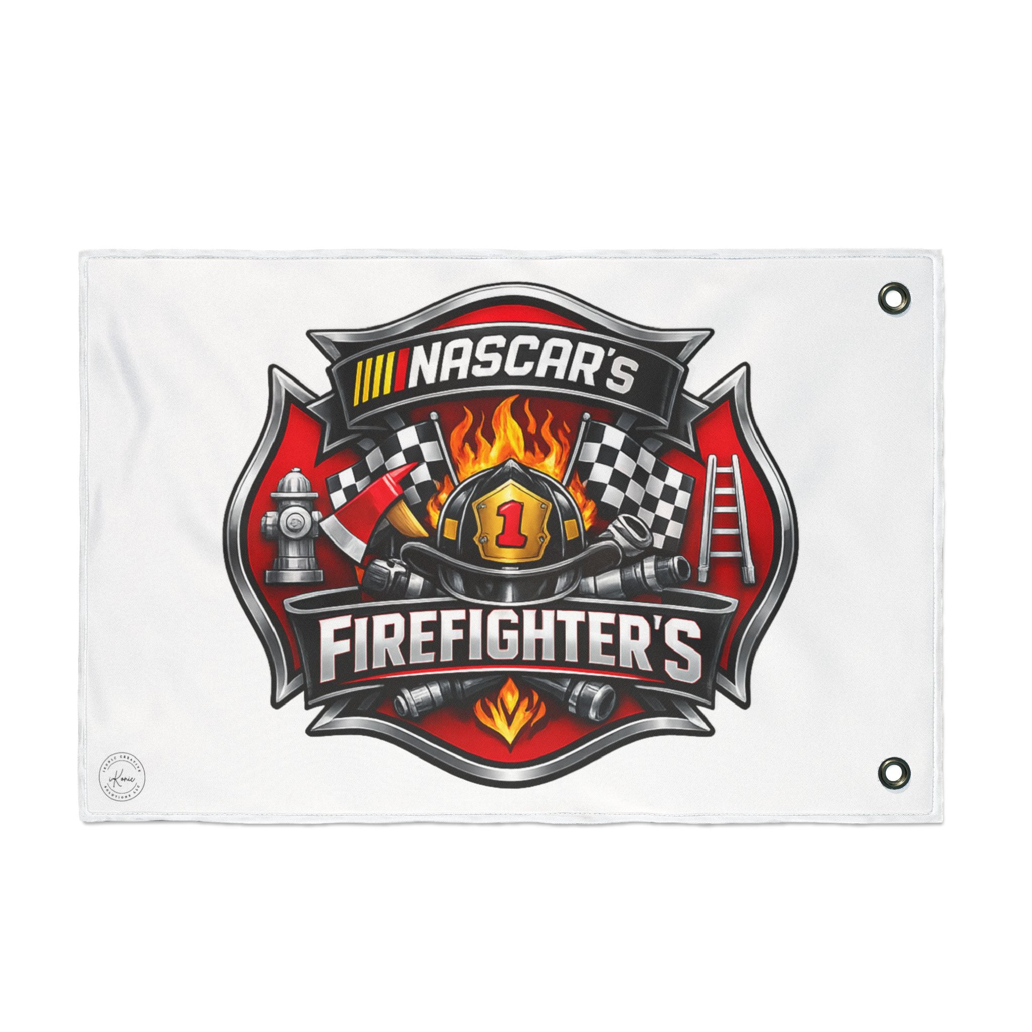 Firefighter Double Sided Flag