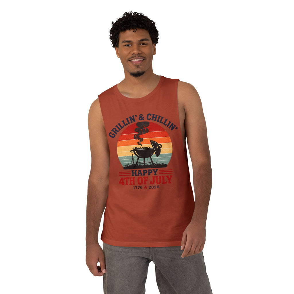 Grillin' Unisex Tank