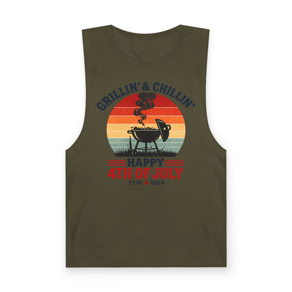 Grillin' Unisex Tank