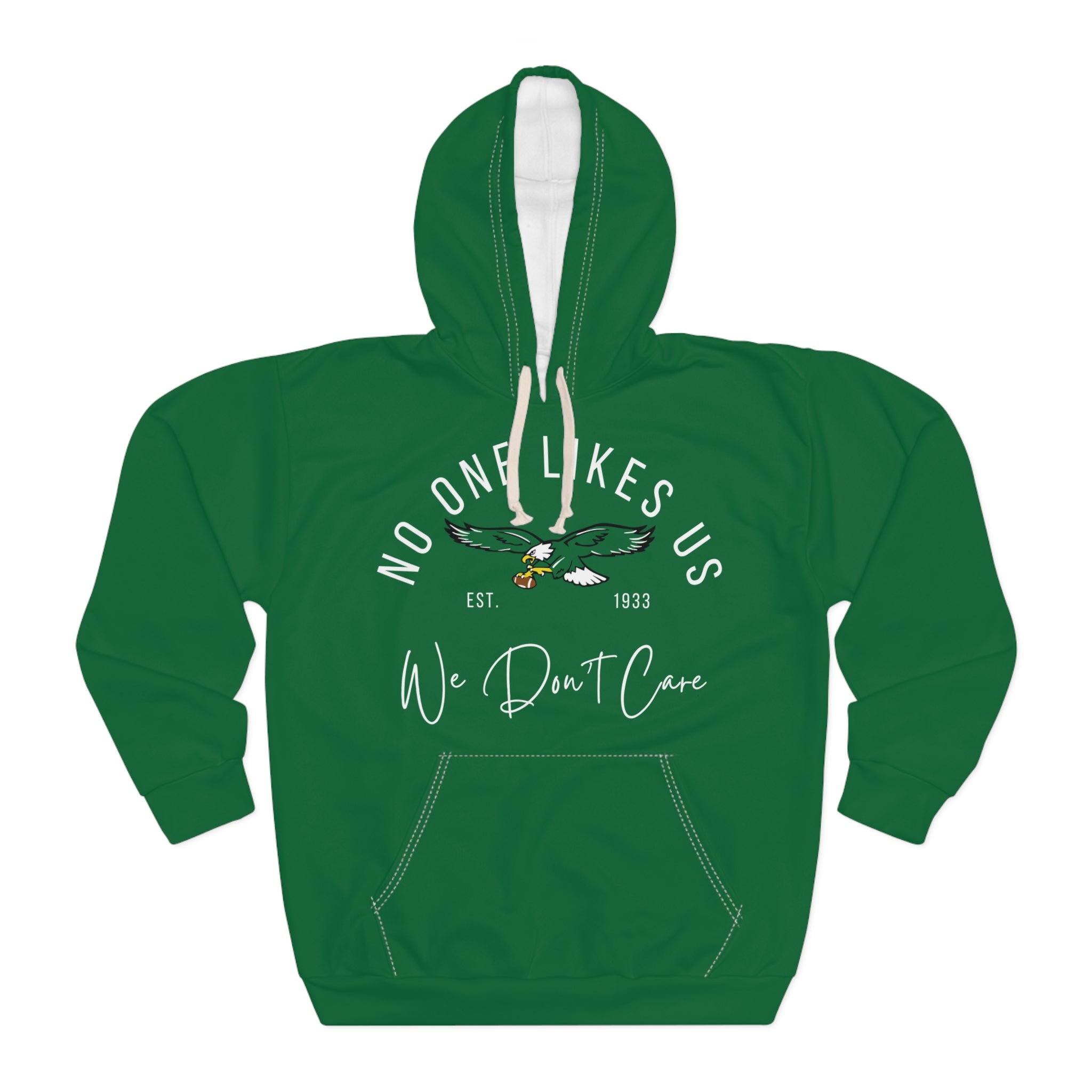 No One Likes Us Pullover Hoodie (AOP)