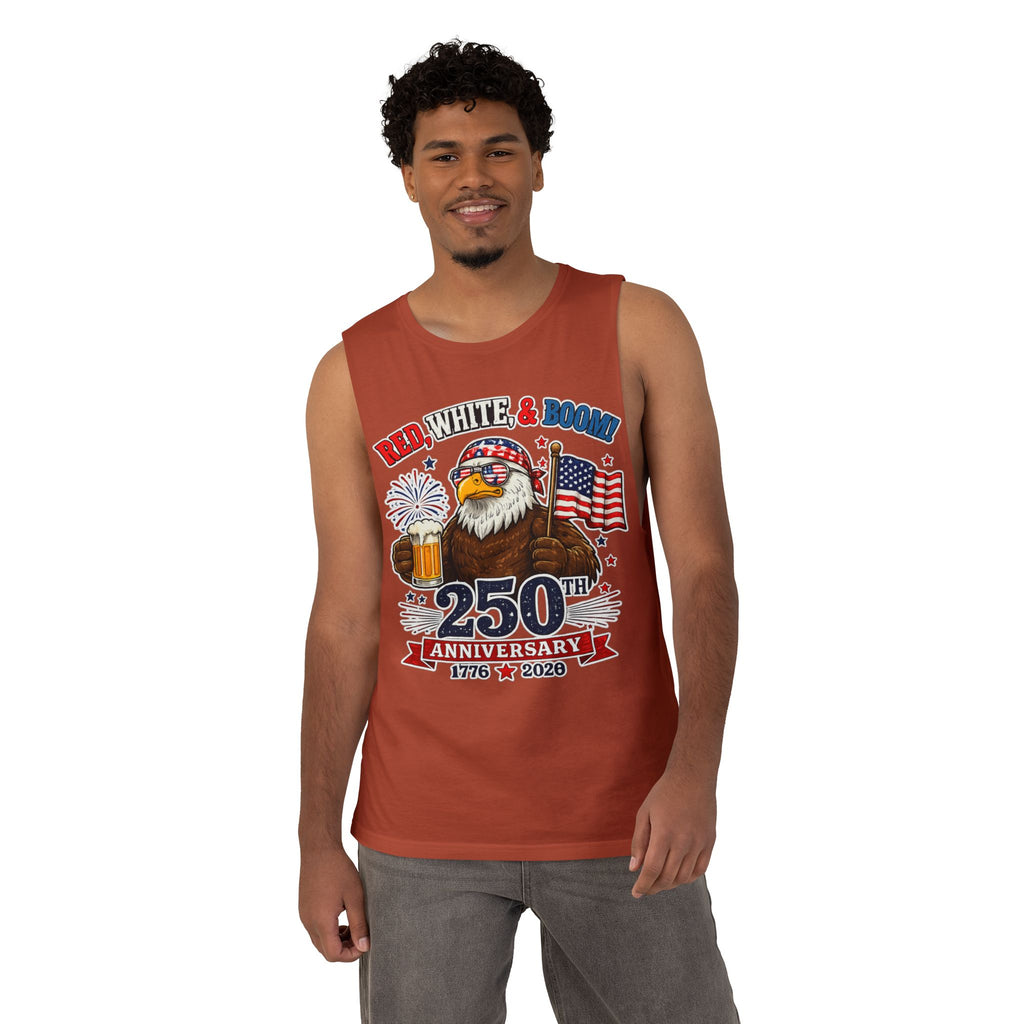 Red, White, & Boom Unisex Tank Top