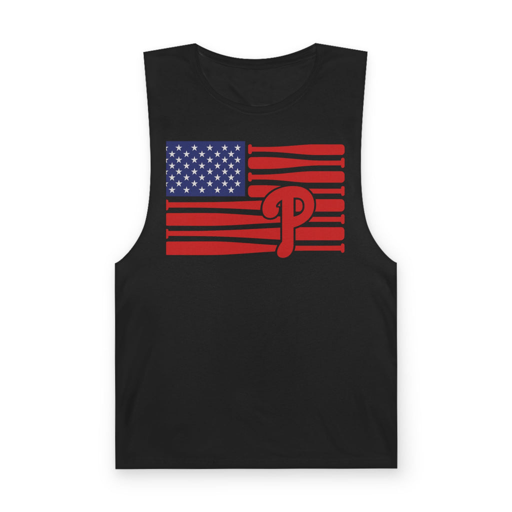 Phillie Flag Unisex Cut-Off Tank