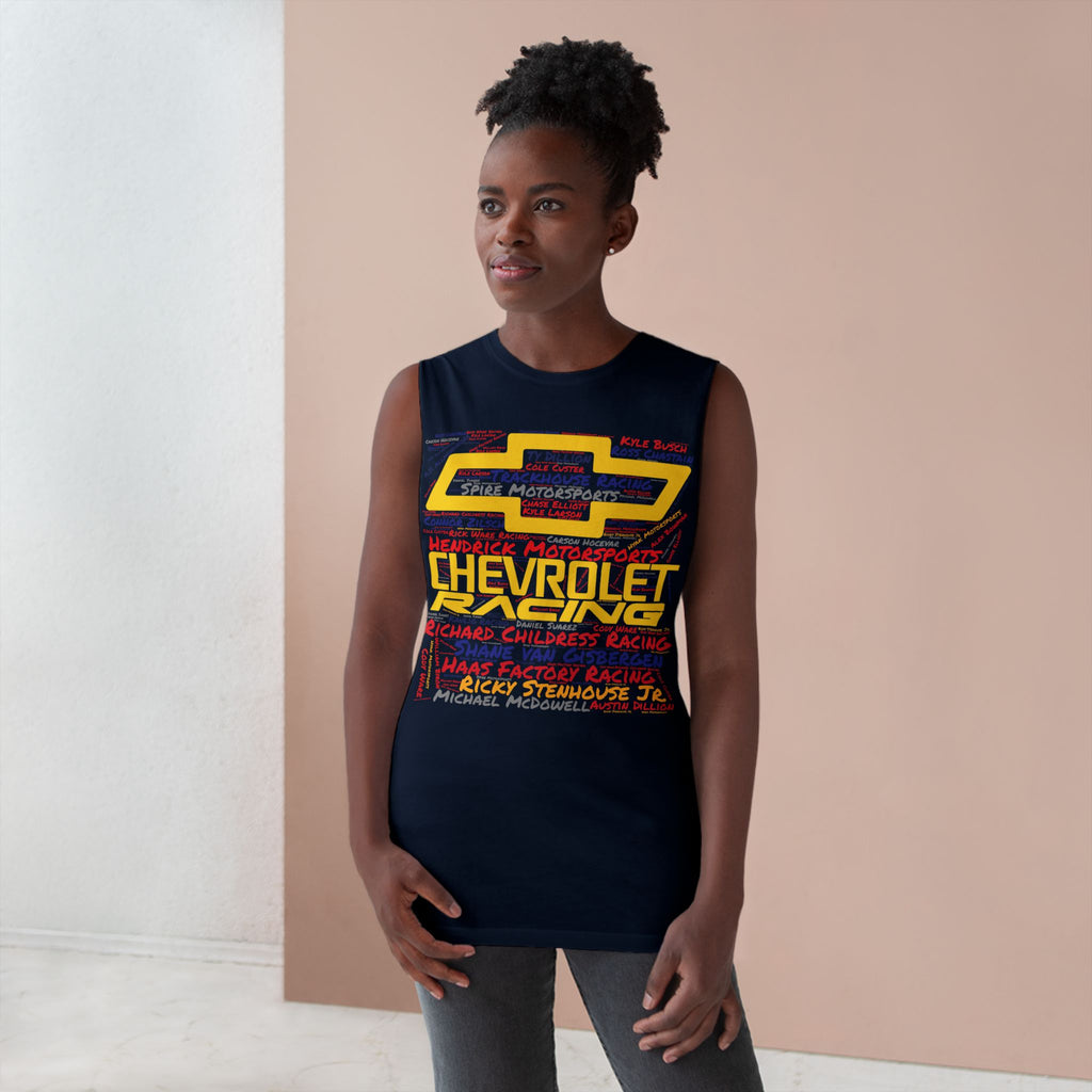 Chevy Racing Unisex Cut-Off Tank