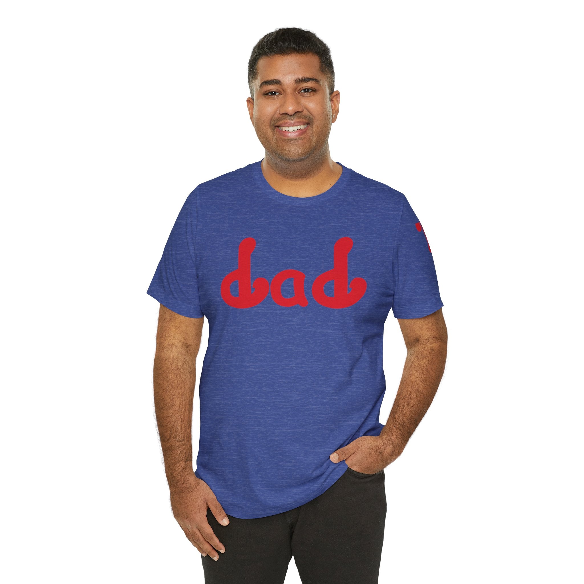 Phillies Dad (Red) Short Sleeve Tee
